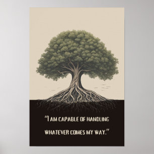 Stärke inmitten von Widrigkeiten Poster