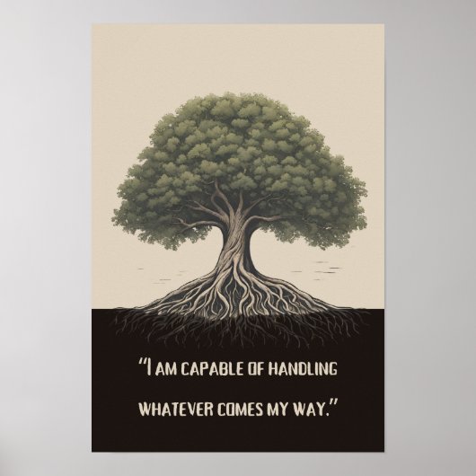 Stärke inmitten von Widrigkeiten Poster (Vorne)