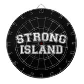 Starke Insel, NYC, USA Dartscheibe (vorne)