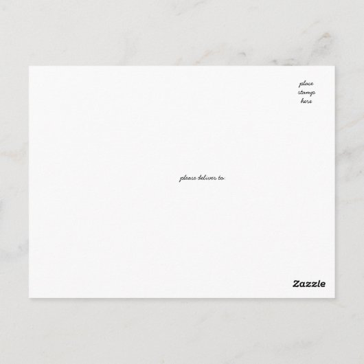 Starke Inspiration Zitat-Postkarte Postkarte (Rückseite)