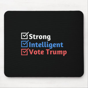 Starke Intelligente Frauen für Trump-Girl-Checklis Mousepad