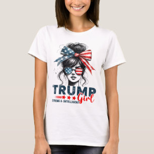 Starke intelligente Frauen für Trump-Girl Mega T-Shirt