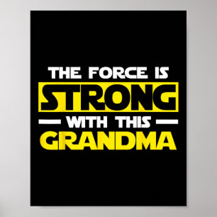 Stärke ist dabei mein Oma Poster