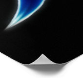 Stärke Japanisches Kanji Symbol Poster (Ecke)