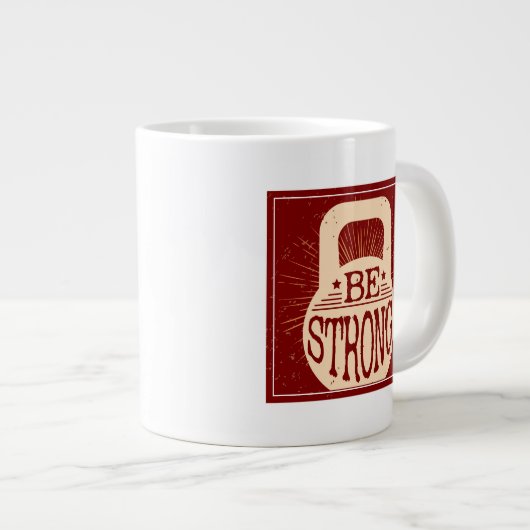 Starke Jumbo-Tasse (Vorderseite Rechts)