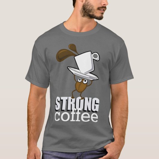 Starke Kaffee-Familie T-Shirt (Vorderseite)