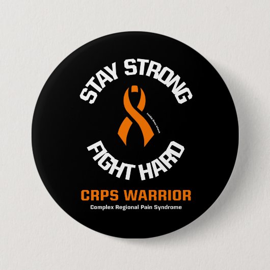 STARKE KAMPFHARD bleibe...CRPS Button (Vorderseite)