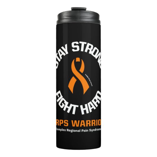 STARKE KAMPFHARD bleibe...CRPS Thermosbecher (Vorderseite)