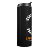 STARKE KAMPFHARD bleibe...CRPS Thermosbecher (Nach links gedreht)