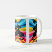 Starke Katzen Kaffeetasse (VorderseiteRechts)