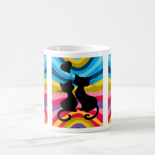 Starke Katzen Kaffeetasse (Mittel)