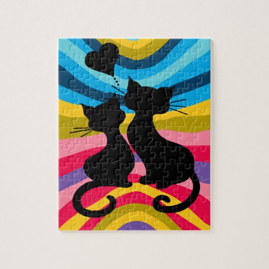 Starke Katzen Puzzle (Vertikal)