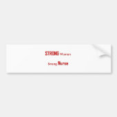 Starke Krankenschwester Autoaufkleber (Vorne)