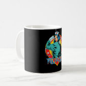 Starke Krankenschwester Kaffeetasse (Vorderseite Links)