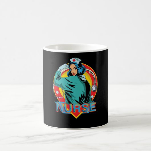 Starke Krankenschwester Kaffeetasse (Mittel)