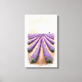 Starke Leinwand - Feldmalerei auf Lavendel