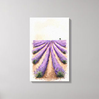 Starke Leinwand - Feldmalerei auf Lavendel