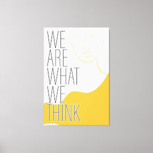 Starke Leinwand mit Inspiration