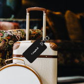 Starke Leistung für Schwarz Gepäckanhänger