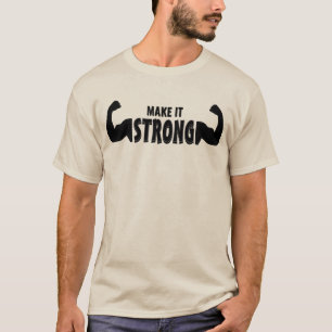Starke Leistung - Motivierend Gym-T - Shirt