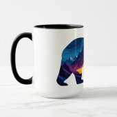 Starke Lile a Bär farbenfroh im Freien Tasse (Links)