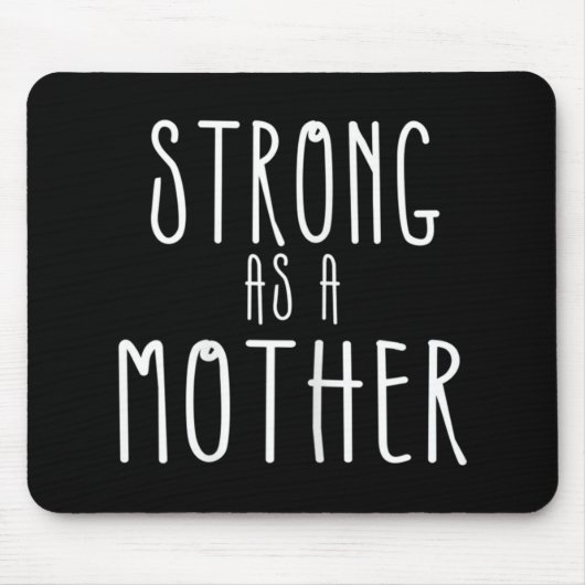 Starke Mama als Mutter und Weisheit Mousepad (Vorne)