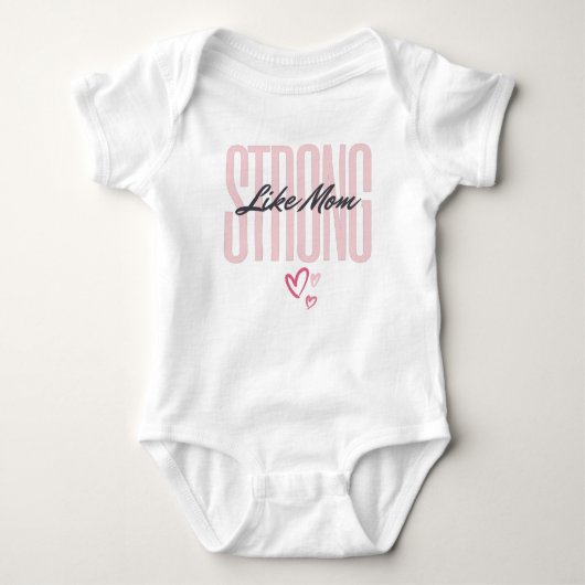 Starke Mama - Baby Bodysuit Baby Strampler (Vorderseite)