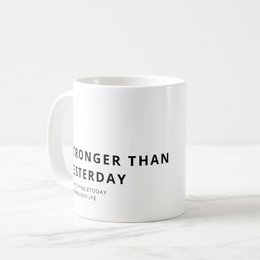 STARKE MAMA LEBEN STÄRKER ALS GESTERN KAFFEETASSE (Vorderseite Links)