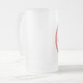 Starke mattierte Bier-Tasse Bostons Mattglas Bierglas (Vorderseite Links)