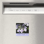 Stärke - Mauve Hydrangeas Magnet (In Situ (Geschirrspüler))