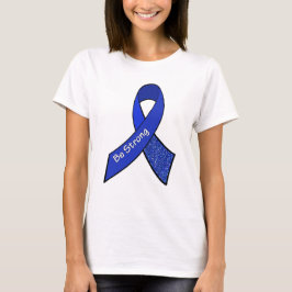 Starke ME/CFS Warrior Blue Awareness Ribbon bleibe T-Shirt