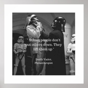 Starke Menschen heben sie nicht ab Poster