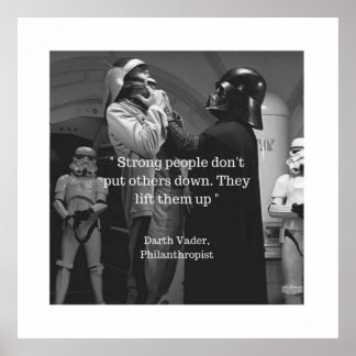 Starke Menschen heben sie nicht ab Poster