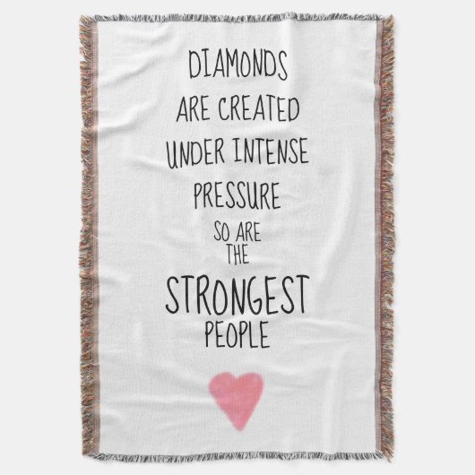 Starke Menschen inspirierend ermutigend Decke (Vorderseite Vertikal)