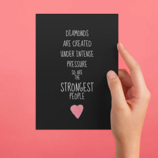 Starke Menschen inspirierend ermutigend Postkarte
