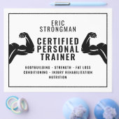 Starke minimalistische Fitness Flyer (Einzeln)