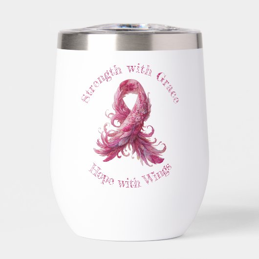 Stärke mit Grace - Brustkrebs - Bewusstsein (Vorderseite)