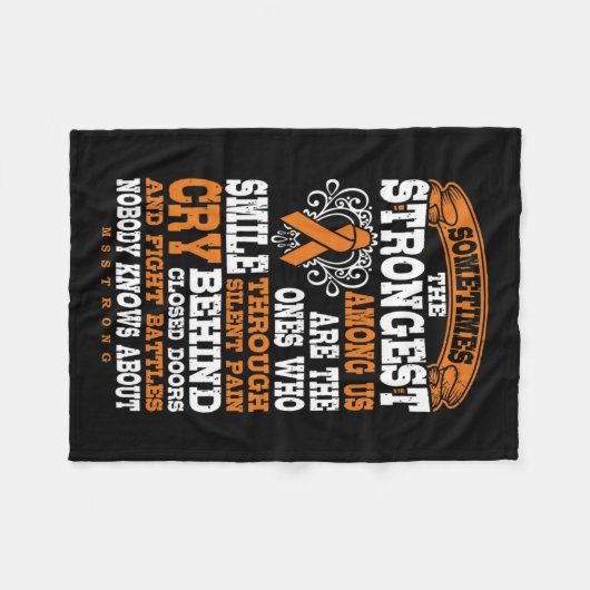 Starke Multiple Sklerose Fleecedecke (Vorderseite (Horizontal))