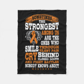 Starke Multiple Sklerose Fleecedecke (Vorderseite)