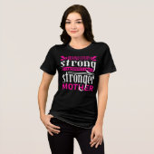 Starke Mutter am besten Tri-Blend Shirt (Vorderseite voll)