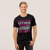 Starke Mutter am besten Tri-Blend Shirt (Vorderseite voll)