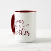 Starke Mutter Tasse (Vorderseite Links)