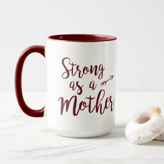 Starke Mutter Tasse (Mit Donut)