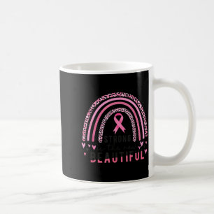 Starke neue schöne rosa Brust Kunstwerk Kaffeetasse