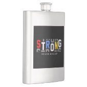 Starke nie aufgeben flachmann (Rechts)