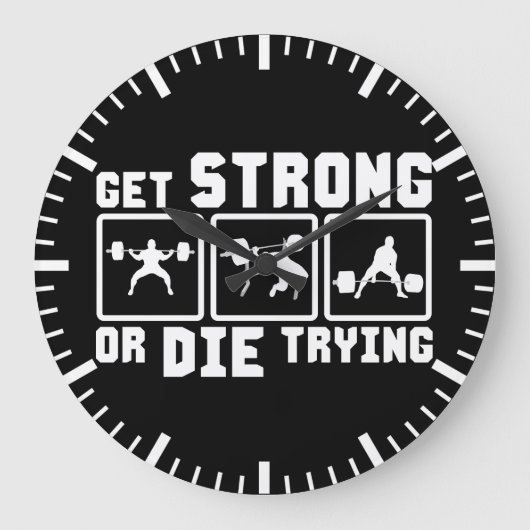 Starke oder Die Versuchsreihen - Gymnastik Große Wanduhr (Vorderseite)