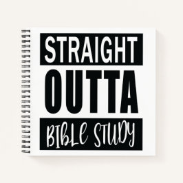 STARKE OUTTA BIBLE STUDIE Christliches Zitat & Ver Notizblock