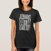 STARKE OUTTA DELAWARE LANDKREIS Cool Zuhause Quote T-Shirt (Vorderseite)