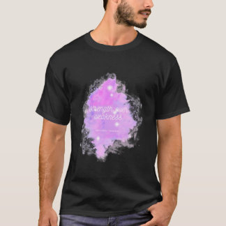 Stärke Over Weakness Galaxy - Präeclampsia Geschir T-Shirt