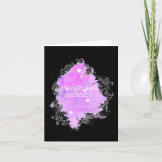 Stärke Over Weakness Galaxy - Rsd Crps Bewusstsein Karte (Vorderseite)